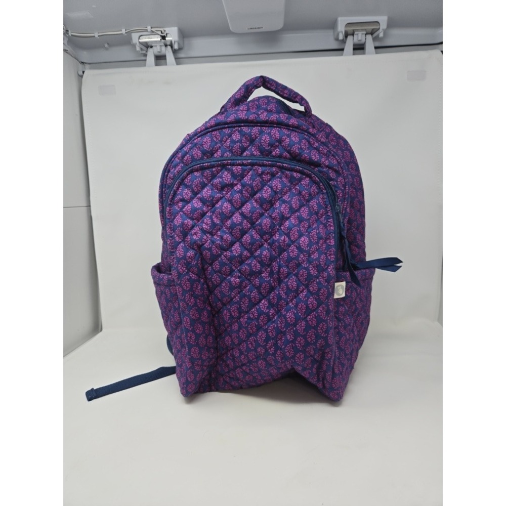 Quilted Koala Backpack Purple Pink Floral Print‎ Quilted Bag